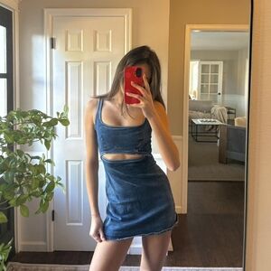 Zara Blue Mini Dress